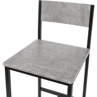 FST53X2 Lote de 2 taburetes con Respaldo,Taburete de Bar, Capacidad hasta 100 Kg,H95cm, ES (2 Taburetes-1) - details 14