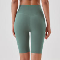 Hamidou-pantalones cortos de Yoga para mujer, mallas deportivas transpirables, de cintura alta, para entrenamiento y gimnasio - details 33