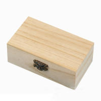 Caja de Madera de Alta Calidad S/M/L con Tapa Artesanal y Encaje Cuadrado para Decoración del Hogar y Almacenamiento de Suministros - details 20