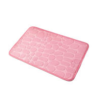 Alfombra de Piedra Embossed para el Hogar Absorbente de Agua, Estilo Sencillo 30*40*2cm - details 5