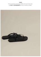 Chanclas de amor para mujer, zapatos tipo Tanga a la moda que combinan con todo, prendas de vestir famosas en Internet para posición de plantilla de playa junto al mar, verano 2024 - details 8