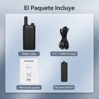 Retevis-Mini walkie-talkie B63H, portátil, PMR446, Radio Profesional - details 8