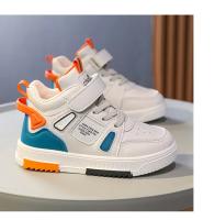 Zapatillas de deporte para niños de primavera-otoño 2025 Zapatos blancos casuales de cuero de alta calidad para estudiantes - details 2