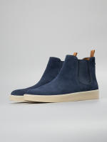 Botas Chelsea casuales de cuero premium británico, piel de alta calidad, color sólido. - details 8