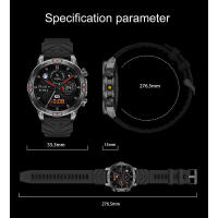 GPS de Deportes Militares al Aire Libre Compás de Altimítero AMOLED HD de 1.43 Pulgadas - details 14