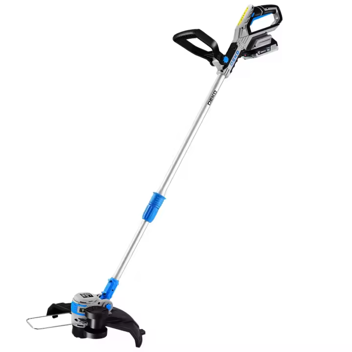 DEKO Cortacésped Inalámbrico 2 en 1 Desbrozadora 20V 30 cm Herramienta de Jardín Regulable con 2 baterías de larga duración para césped, jardines y prados. - 1