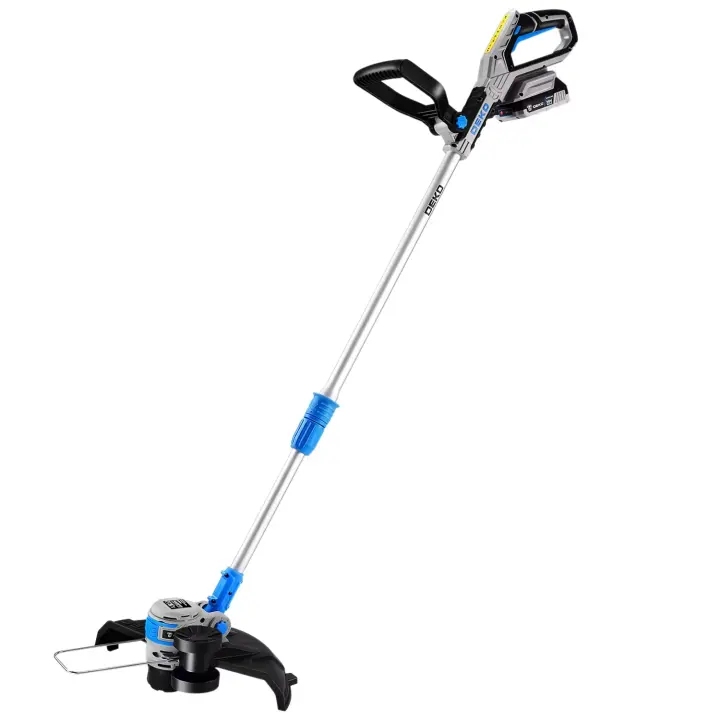 DEKO Cortacésped Inalámbrico 2 en 1 Desbrozadora 20V 30 cm Herramienta de Jardín Regulable con 2 baterías de larga duración para césped, jardines y prados. - 1