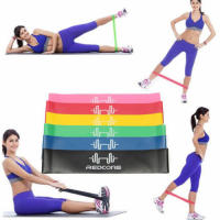 Mini bandas de resistencia de bucle, banda de entrenamiento de látex Natural, bandas de ejercicio elásticas para mujeres y hombres, terapia de entrenamiento de fuerza en casa - details 3