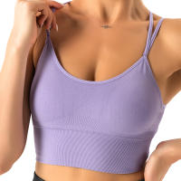 Nvgtn-Sujetador sin costuras para mujer, Top de licra, elástico, transpirable, realce de pecho, ropa interior deportiva de ocio - details 31