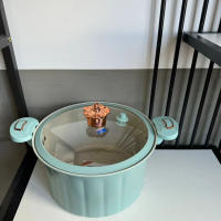 Olla romana de baja presión de gran capacidad para cocinar sopa, olla de estofado multifuncional para esmalte, olla Romana - details 7