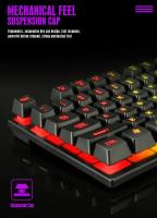 Juego de teclado y kit de ratón para ordenador, dispositivo con cable RGB y combinación de ratón 104 para PC - details 3
