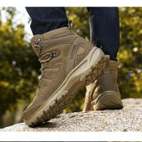 Botas de entrenamiento de combate tácticas para hombre, zapatos de senderismo de respuesta rápida antidesgaste para acampar al aire libre, zapatillas de pesca y caza - details 25