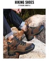 Nuevas parejas zapatos de escalada en el desierto de montaña al aire libre, botas de senderismo al tobillo para hombres y mujeres, calzado de Trekking de moda clásica - details 3