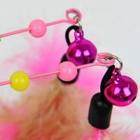 Juguetes de Gato de Alambre de Acero Pluma Interactiva para Gatito 2pcs con Cuentas y Campanillas - details 17