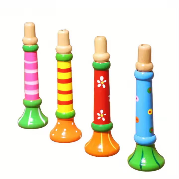 Órgano de boca de Color aleatorio, Trompeta de madera, instrumento de viento, instrumento Musical - 1