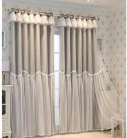 Cortinas Opacas de salón, 2 Piezas,Doble capa,aislantes, frío y Calor para Dormitorio con Ojales - details 0