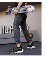 Primavera otoño nuevo Flyknit transpirable y cómodo Fondo suave versátil correr deportes zapatos casuales de hombre - details 15