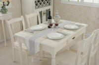 Corredor de Mesa de Terciopelo Plateado Moderno ANUMEI Cubierta de Mesa Gris Negro Decorativo Material Poliéster Hecho en China - details 18