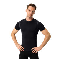 Camiseta de compresión de manga corta para hombre, de capa base camiseta interior, camiseta atlética - details 18
