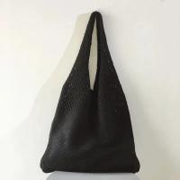 Bolsa de ganchillo hueca retro de gran capacidad: interior espacioso con una amplia habitación para elementos esenciales diarios, ideal para compras de comestibles - details 4