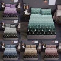 Juego De Sábanas ajustables De Lujo, Suave Y Cómodo, Ropa De Cama, Cuadros Degradados, 3 piezas - details 4