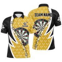 Camisetas con estampado 3D de dardos a la moda, camisetas informales de gran tamaño con nombre personalizado para hombre, uniformes de equipo deportivo - details 3