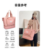 Bolsa deportiva para fitness Separación en seco y húmedo para mujer Ligero de gran capacidad Portátil Bolsa de viaje de corto recorrido Bolsa de equipaje independiente para jaula de zapatos - details 6