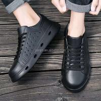 Nuevos zapatos ligeros de plástico moldeado por inyección para hombres, marca de calzado informal de aire de bajo precio 36-45, de alta calidad - details 10