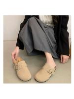 Pantuflas retro de corcho con suela gruesa de 4.5 pulgadas para mujer, primavera 2025 - details 7