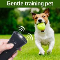 para perros y gatos, dispositivo de entrenamiento antiladridos, entrenador LED ultrasónico con repelente de linterna - details 9