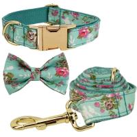 Conjunto correa perro, Collar con nombre personalizado perros pequeños y medianos, placa identificación personalizada, arnés - details 9