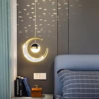 Lámpara colgante nórdica luz de estrellas y luna moderna iluminación para dormitorio candelabro decorativo para noche buena para decoración del hogar - details 0