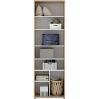 Armario Multiusos 6 estantes, Madera de ingeniería, Blanco, 61x190x35cm - details 12