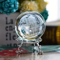 Esfera de Cristal de la Tierra, Bola de Vidrio Tallada a Mano para Decoración del Hogar y Oficina, Adorno Creativo de Escritorio para Sala de Estar, Uso Versátil en Interior/Exterior, Decoración Estética de la Habitación - details 2