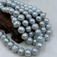 11-12mm grande A + grado gris Natural perla de agua dulce genuina fabricación de joyas sueltas cuentas al por mayor 15" - details 2