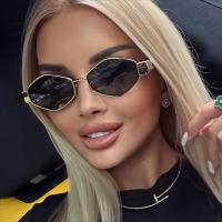 Gafas de sol hexagonales de moda para mujer 2025, diseño de marca de lujo, gafas de sol poligonales únicas, gafas de sol vintage con montura pequeña para hombre - details 0