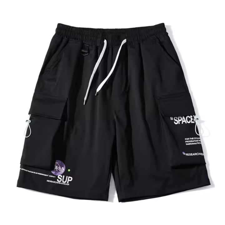 Pantalones Cargo para Hombres Secado Rápido, Estilo Casual, Múltiples Bolsillos, Material de Poliéster, Para Primavera/Verano - 1