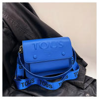 Bolso sencillo con estilo de oso español para mujer, bolso de hombro tipo bandolera versátil a la moda de seda color melocotón - details 17