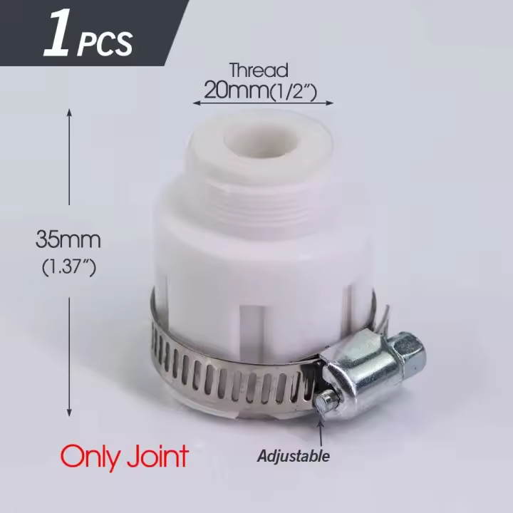 Adaptador de Grifo Universal de 360 Grados de Rotación Ahorro de Agua Junction de Ducha - 1