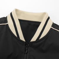 Chaqueta Bomber de Moda para Hombres Ajuste Delgado, Cierre de Cremallera, Lining de Polyester, Primavera Otoño, Viste Tu Estilo Casual - details 7