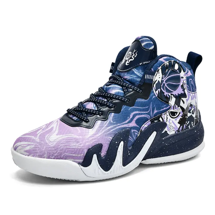 Zapatillas de baloncesto de alta calidad para Hombre, zapatos deportivos antideslizantes con amortiguación, transpirables, cómodos, para entrenamiento en el gimnasio, para adolescentes - 1