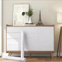 Papel tapiz de pared adhesivo de grano de madera blanco de 40CM para sala de estar, cocina, dormitorio, evita el crecimiento del moho, pegatina de pared fácil de aplicar - details 1