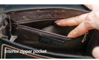 FOXER-mini bolsos de hombro cruzados para mujer, bolso de mensajero de cuero dividido de gran capacidad, de lujo - details 15