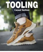 Zapatillas de Moda para Hombres al Aire Libre Zapatos Deportivos Transpirables Antideslizantes de Malla de Verano Calzado Casual de Marrón - details 2