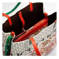 CH-Bolso tipo cubo de gran capacidad para mujer, bolso de mano de alta calidad, exquisito patrón de flores, mochila de lujo de alta gama, novedad de 2024 - details 23