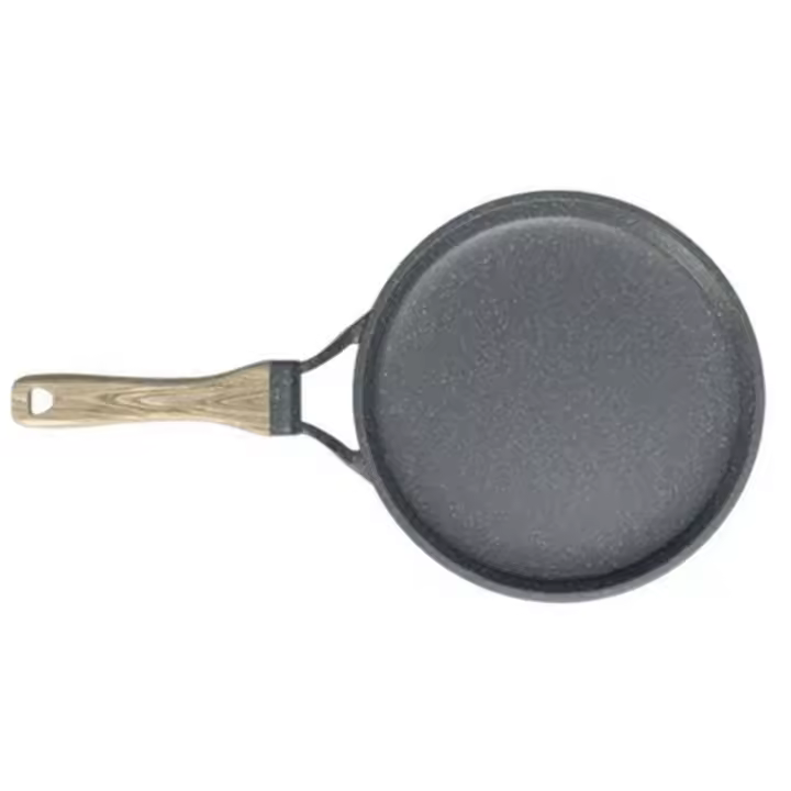 Sartén antiadherente de hierro fundido, olla de tortilla para estufa de Gas, cocina de inducción, utensilios de cocina, 20cm - 1
