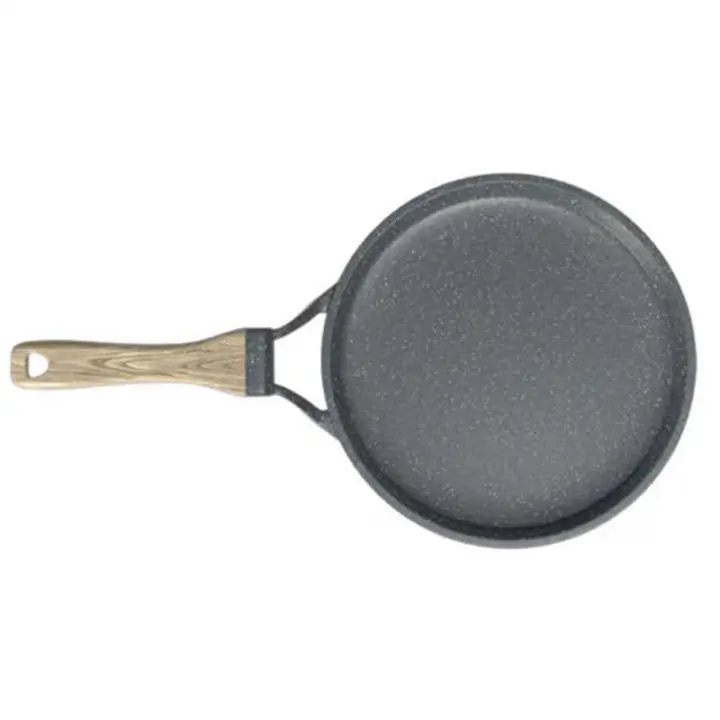 Sartén antiadherente de hierro fundido, olla de tortilla para estufa de Gas, cocina de inducción, utensilios de cocina, 20cm - 1