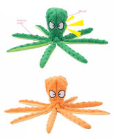 Juguete de peluche para mascotas, pulpo, perro, juguete interactivo, indestructible, resistente a mordeduras, sonido, cachorro, pulpo chirriante, sonajero para perros, suministros de juguetes - details 1