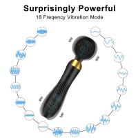 Vibrador Potente Dildo 18 Velocidades, 2 Motores, Estimulador de Clítoris y Vagina para Adultos - details 1