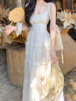 Vestido de Camisola Suave de Twilight Eden Vestido de Hada de Verano con Falda Larga Acolchado - details 2
